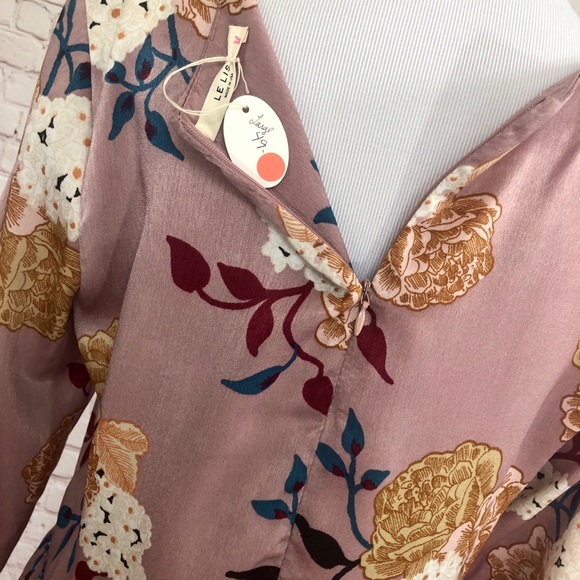 Mauve Floral Dress - Picture 8 of 8